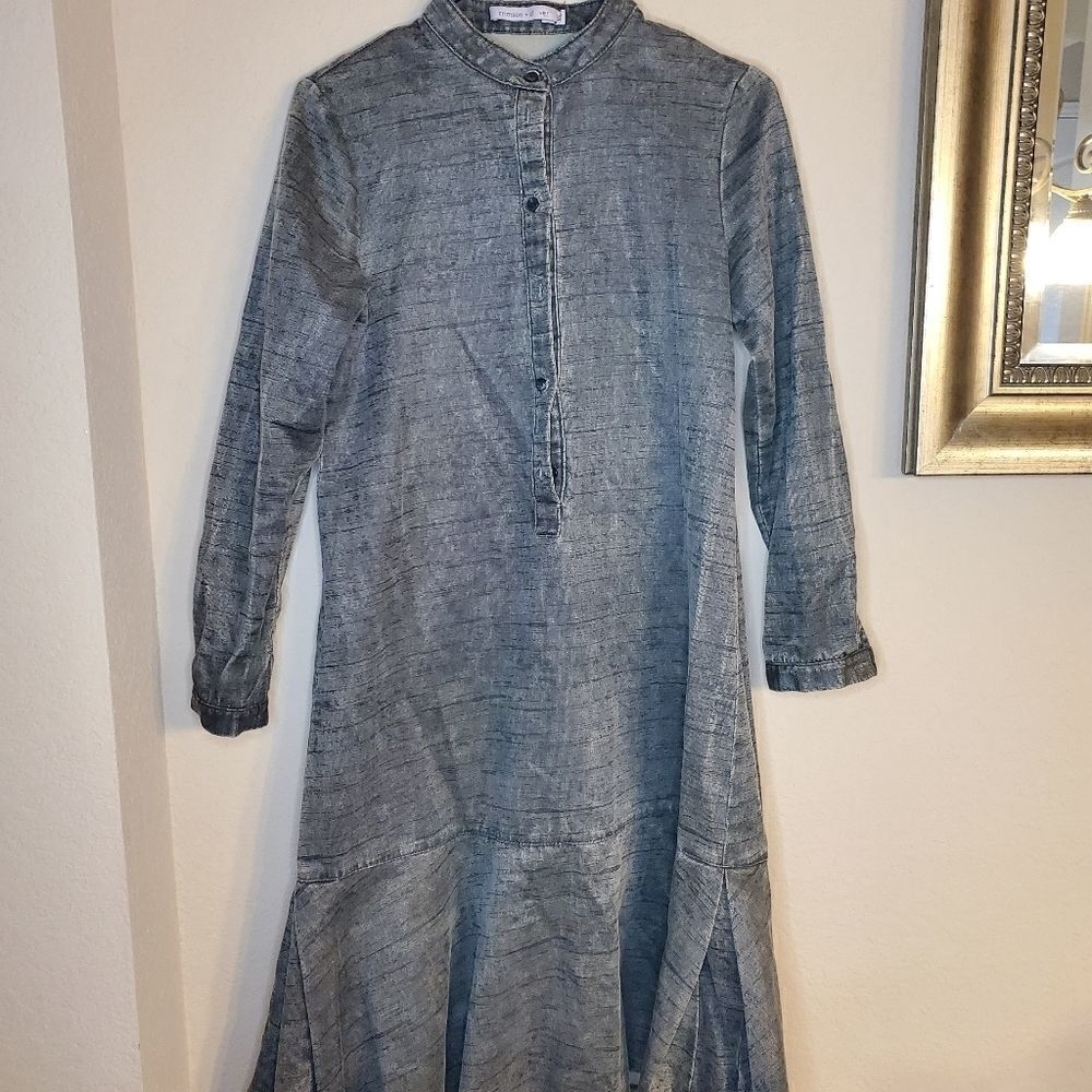 Crimson+Clover Front-button Shirt Dress - Picture 5 of 10